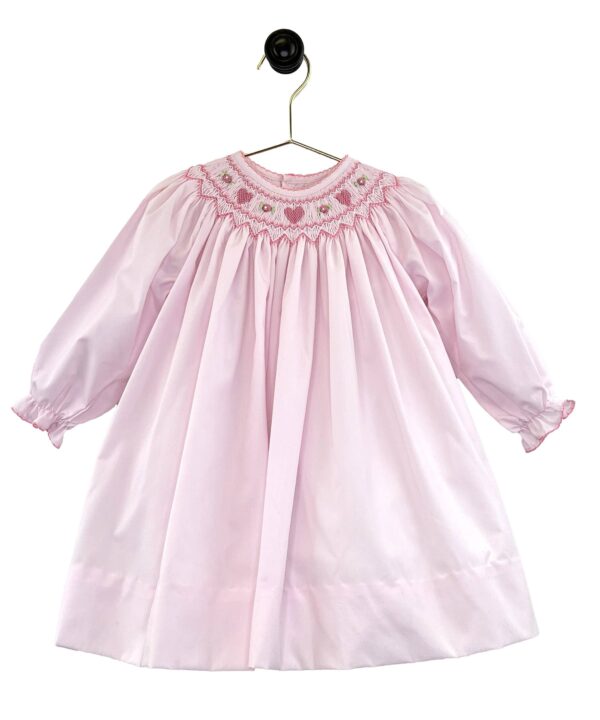 Petit Ami & Zubels - Heart Smocked Dress