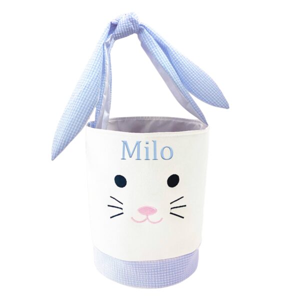 Bits & Bows - Easter Bunny Basket, Blue