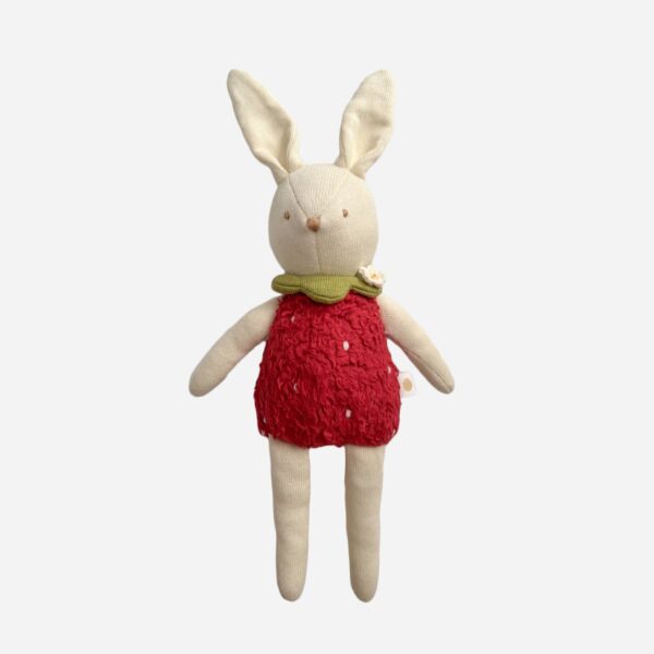 The Blueberry Hill - Plush Bunny Strawberry Baby Kids Toy Stuffed Animal Spring