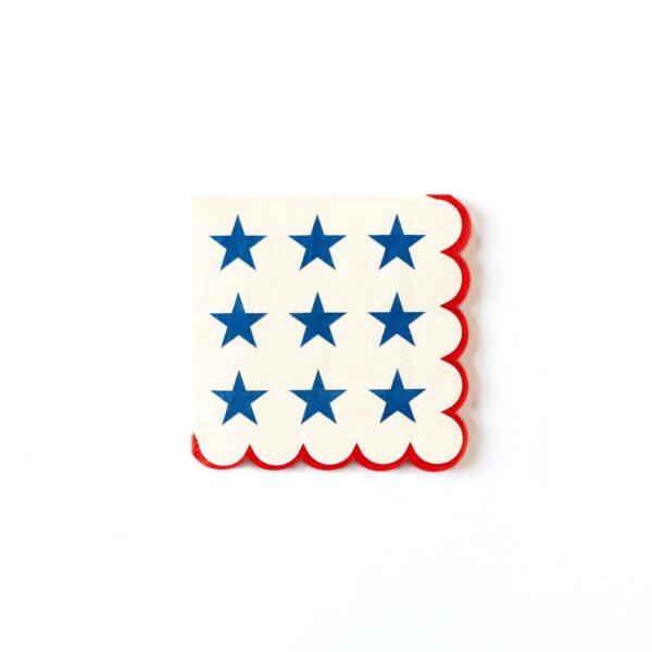 My Mind’s Eye - SSP835 - Stars with Scallop Edge 5" Napkin
