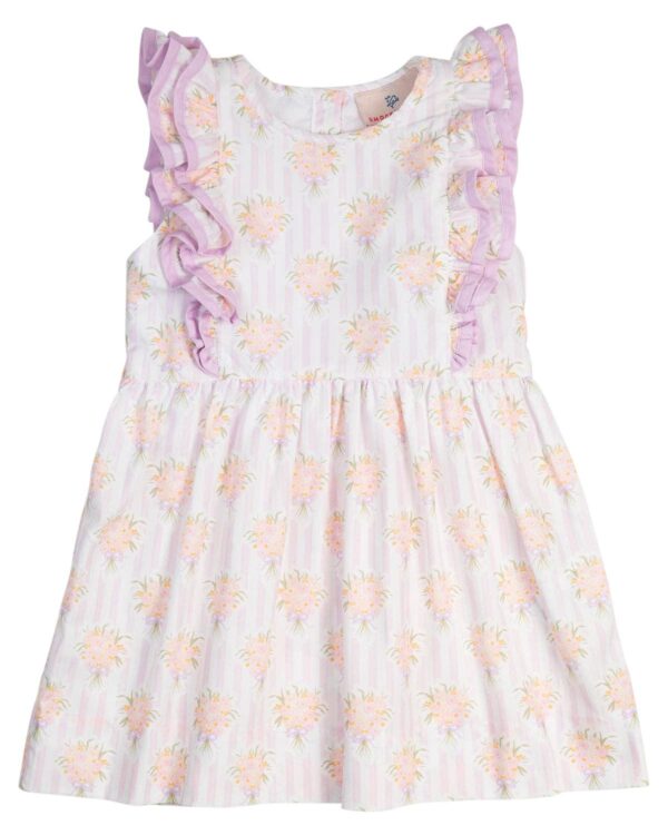 Smockingbird - Lavender Bouquet Bell Dress