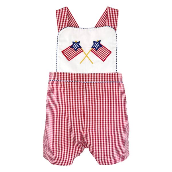 Petit Ami & Zubels - Sunsuit with Flag Appliques