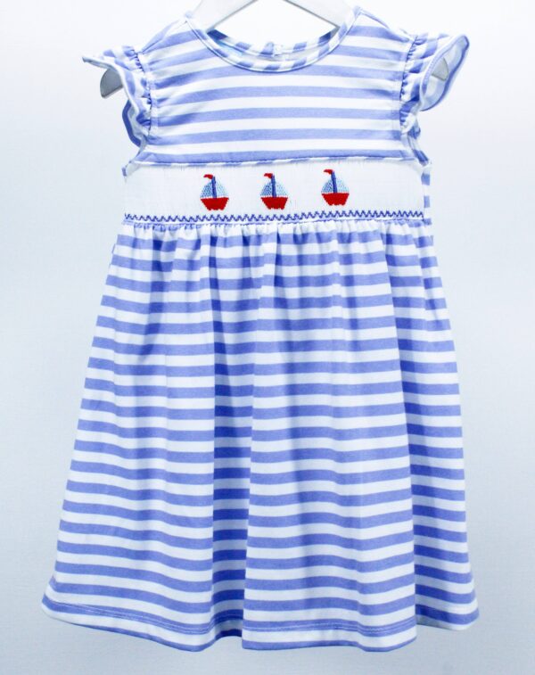 Charming Little Ones - Happy Sailboat Sydney Dress