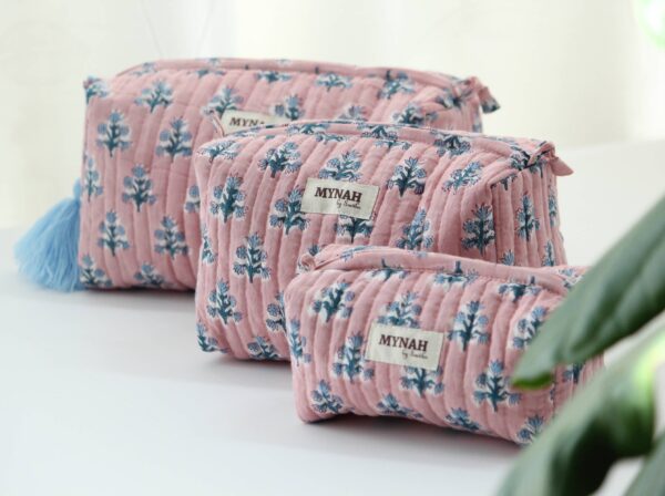 MYNAHbySmitha - Dusty pink bluefloral small
