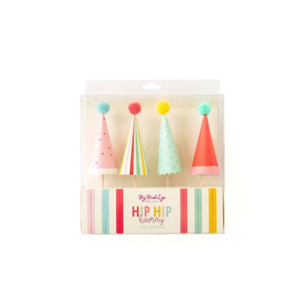 My Mind’s Eye - HBD815A - Hip Hip Hooray Cake Toppers