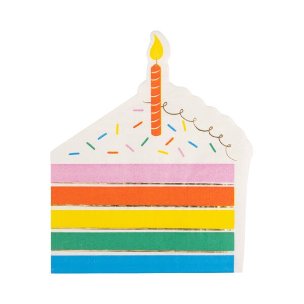My Mind’s Eye - HBD1137 - Cake Shaped Dinner Napkin