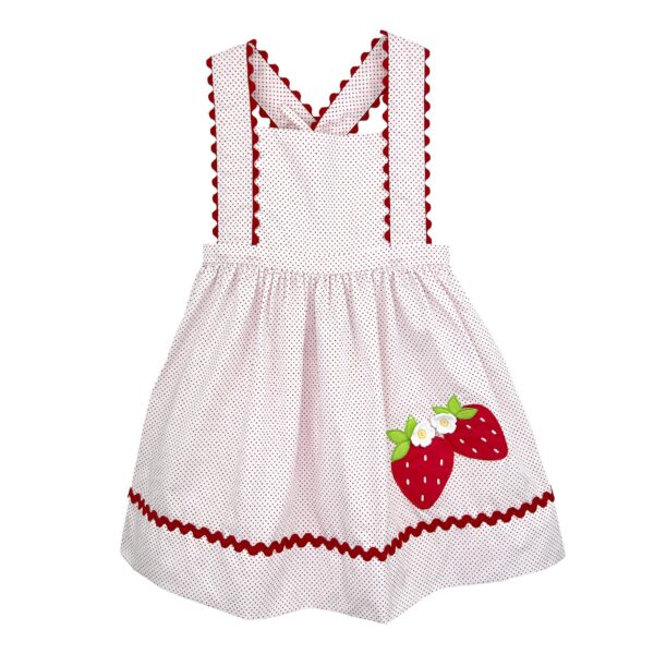 Petit Ami & Zubels - Sundress with Strawberry Applique