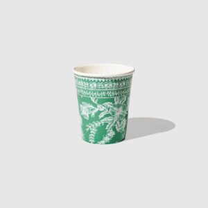 Coterie Party Supplies - Emerald Toile Cups (10 per pack)