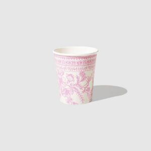 Coterie Party Supplies - Pink Toile Cups (10 per pack)
