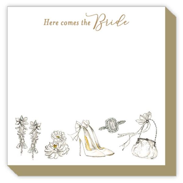 RosanneBeck Collections - Bridal Icons Here Comes the Bride Luxe Notepad