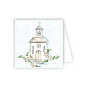 RosanneBeck Collections - Handpainted Wedding Chapel Enclosure Card