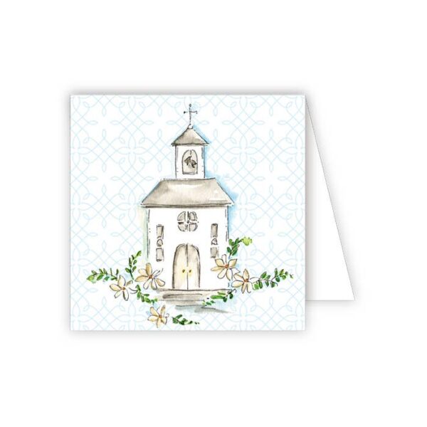 RosanneBeck Collections - Handpainted Wedding Chapel Enclosure Card