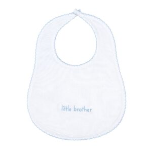 Magnolia Baby - Little Brother Embroidered Bib